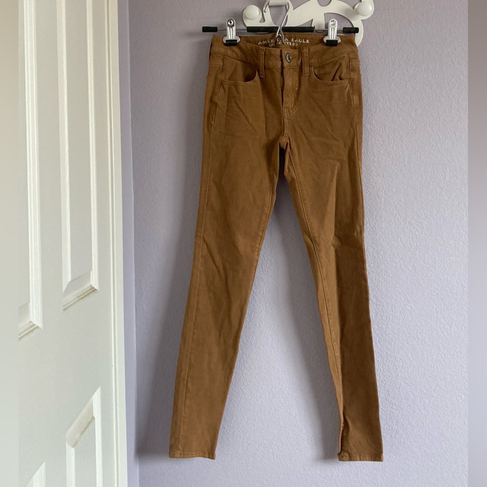 American Eagle 360 Super Stretch Jegging (Brown)